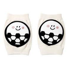 Merebe 足球圖案網眼護膝, 混色, 1組