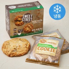 SweetStreetDesserts 솔티드 캐러멜 쿠키 (냉동), 80g, 4개입, 1개