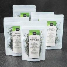 해맑은번영 해풍이 말린 건미역줄기, 20g, 5개