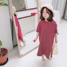 CONTIKIDS 女童透氣血紅色洋裝