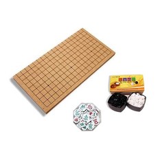 InHyo 折疊棋盤12mm+圍棋+長棋蛋套組, 混色