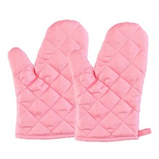 廚房烤箱手套, 粉色的, 2個