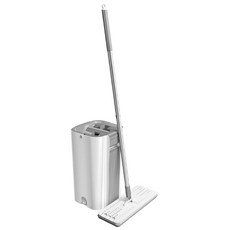 Mayaring拖把桿+免手洗脫水清潔桶+抹布 6入, 1套