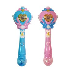 ibis 魔術棒自動泡泡槍 11441 2 件套, 藍色, 粉色