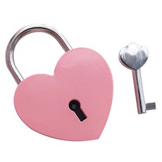 愛心鎖 L號 粉色, 1個