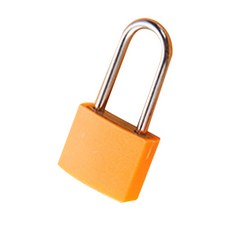 Pop Minds Color Cute Lock Locker Long Long 22mm 橙色掛鎖, 1個