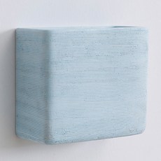 藍色摩登陶瓷壁掛花瓶 type E, 藍色