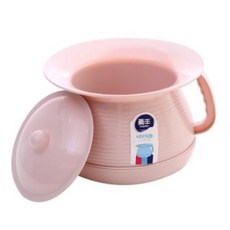 휴대용 캠핑 간이 좌변기, 핑크, 1개