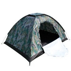 圖案露營帳篷 YCT-15, 圖案卡其色, 1人