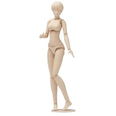 Wave可動身體球形關節娃娃 女性型 肉色B Ver, 10厘米, 單色