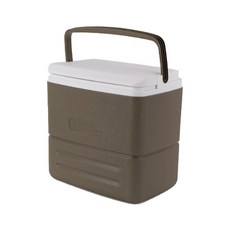 MOBI GARDEN 便攜露營用方形冰桶 YS30, 棕色, 17L