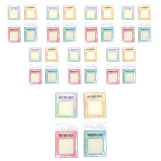 Swift Turtle 透明粘性便條紙 4 x 8p 套組, 混色, 1套