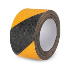 磨甲器朋友防滑膠帶 黃色 黑色 10cm*10m, 1個
