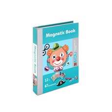 마그네틱 역할놀이 코디북, 03 크레이지 페이스, 1개