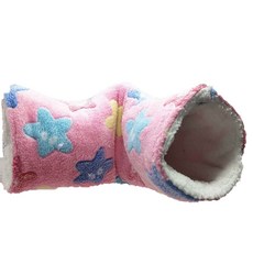 소동물 보온 소프트터널 놀이터, 스타핑크, 1개