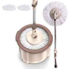 Mayaring拖把+脫水桶+抹布 2入, 1套
