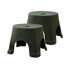 Enjoy Goods簡約浴室椅 綠色, 2個