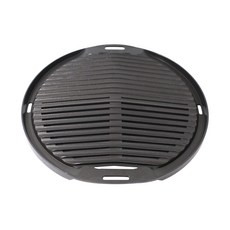 圓形碳鋼橫紋瀝油烤盤, 295mm, 1個