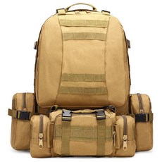 Potegar戶外露營旅行包, 棕色的