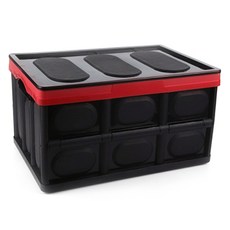 피티즘 캠핑 폴딩 박스, 블랙, 1개