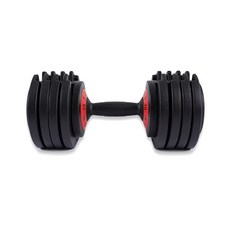 플러그피트니스 스마트 5단계 무게 조절 덤벨, 25kg, 1개