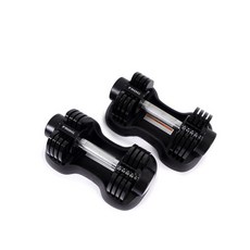 플러그피트니스 스마트 5단계 무게조절 덤벨, 11kg, 2개