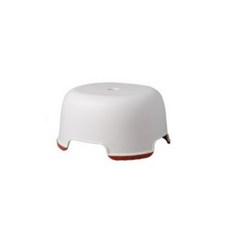 Enjoy Goods圓滾滾浴室椅 白色, 1個