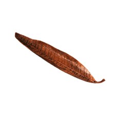 Xenowin 金屬材質葉子造型香座, 紅色