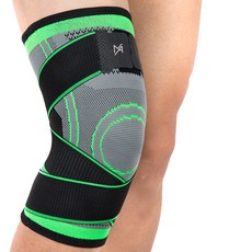 머슬아트 무릎보호대, 1개, 그린