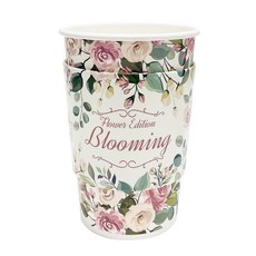 투고팩 블루밍 종이컵 390ml + 에어 홀더 세트, 50개, 1세트