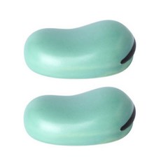 圓形陶瓷筷架, 薄荷綠色, 2個