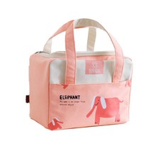 Jangba9ni 動物農場保溫保冷袋, 粉紅色