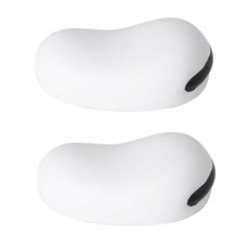 圓形陶瓷筷架, 白色, 2個