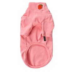 Wadada Shop 寵物水果刺繡T恤, 粉紅色