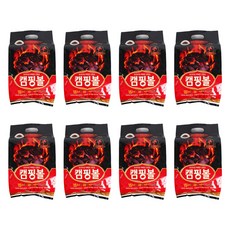 캠핑볼 바베큐 전용숯, 8개, 2kg