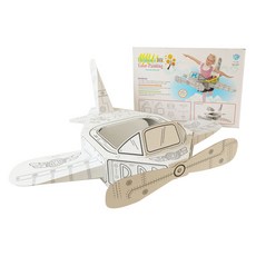 快樂露西飛吧飛機著色紙屋製作, 混色