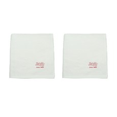 Gosumom 嬰兒竹纖維浴巾, 白色, 2入