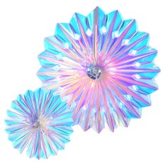 Starry 雷射派對裝飾2件組, 混合色
