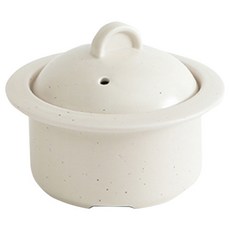 ERATO Curvo系列陶瓷砂鍋+鍋蓋 迷你 燕麥白色, 1入, 12cm