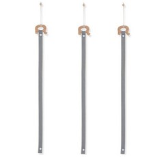 헤어핀 벽걸이 정리 스트랩 코끼리 3p, 1개