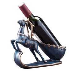 Jinari高級酒架酒架 Rudolph, 1個, 藍色