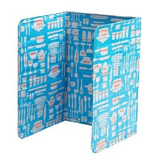 星空不銹鋼燃氣灶擋風玻璃護罩藍色, 1個