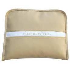 DalGureum Sorento mq4 車隊標誌車用膝上毯 + 收納袋組合 米色, 1套