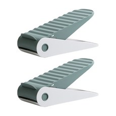 높이조절 신발 정리대 슈즈렉, 2개, 그린