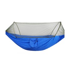 모기장겸용 캠핑 해먹, 블루