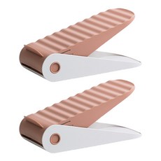 可調整高度收納鞋架 粉色 2入, 1個