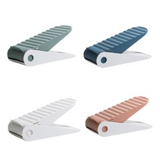 높이조절 신발 정리대 슈즈렉 화이트 + 그린 + 블루 + 핑크 세트, 1세트