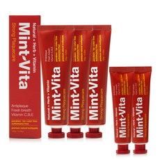 Minty BB薄荷維他強效牙菌斑護理牙膏 120g*3入+40g*2入, 440g, 1組