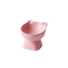 Across寵物餐具 貓耳 YS39, 粉色的, 1個