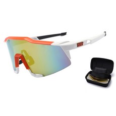 브리뷰 원피스 자전거고글 3 in 1 AA-018, 화이트, 1개